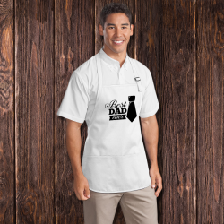 Personalized Father's Day Best Dad Apron With Pouch Pockets