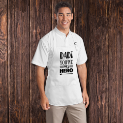 Personalized Dad You're My Hero Apron With Pouch Pockets