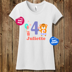 Personalized Birthday Girl The Concert Tee