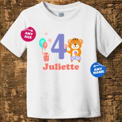 Personalized Birthday Present Toddler Fine Jersey Tee