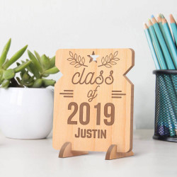 Personalized Nature Inspired Class of 2019 Wooden Graduation Gift Card