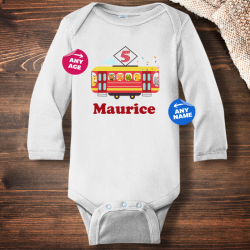 Personalized Infant Birthday Long Sleeve Bodysuit