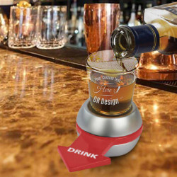 Personalized Barbuzzo Spin The Shot Alcohol Drinking Game Party Novelty