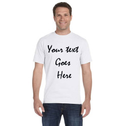 Design Your Own White Hanes 6.1 oz. Beefy T Shirt