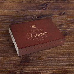 Personalized Birthday Chateau Cherry Humidot with Birth Month