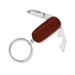 Personalized Mini Rosewood Knife Key Ring Useful & Perfect Gift Set
