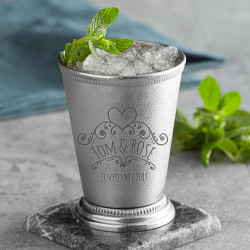 Personalized Wedding 11 Oz Mint Julep Style Cup