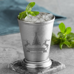 Personalized 11 Oz Mint Julep Style Cup Christmas Gift