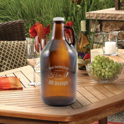 Personalized Howler Beer Growler 64oz
