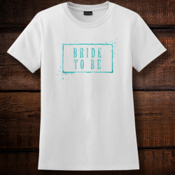 Personalized Bride To Be Nano-T Cotton T-Shirt, Hanes