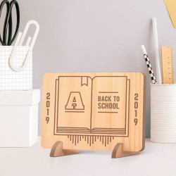 Personalized Back to School with Year Wooden Gift Card