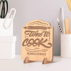 Personalized Time to Cook Wooden Gift Card