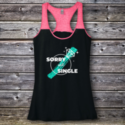 Personalized Sorry Not Single Varsity Tank