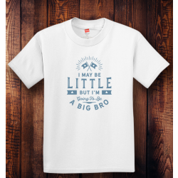 Personalized Going To Be A Big Bro, 100% Cotton T-Shirt, Hanes