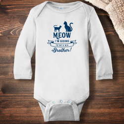 Personalized Greatest Big Brother Infant Long Sleeve Bodysuit