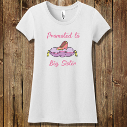 Personalized Promoted To Big Sister Concert Tee