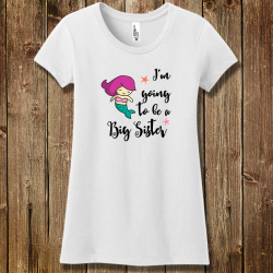Personalized Going To Be A Big Sister Concert Tee