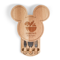 Personalized Kitchen Mickey Head Shaped Cheese Board