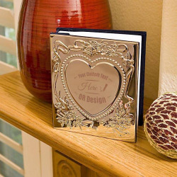 Personalized Chrome Plated Sweetheart Photo Album