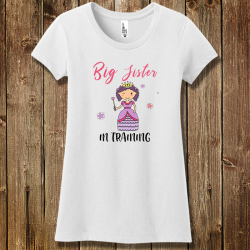 Personalized Big Sister In Training Concert Tee