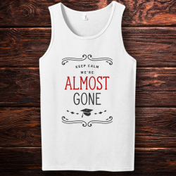 Personalized Almost Gone Graduation Tank Top