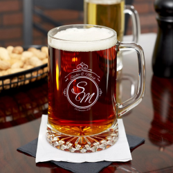 Personalized Wedding Beer Mug 23 oz