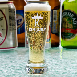 Personalized Libbey Mini Pilsner / Shooter Glass