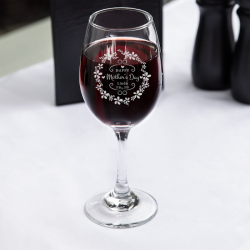 Personalized Happy Mother's Day Core All-Purpose Wine Glass