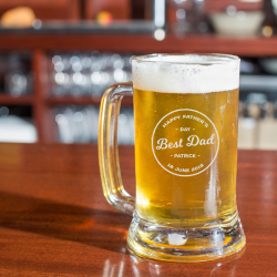 Personalized Happy Father's Day Core Beer Mug