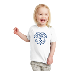 Personalized Colorado, Connecticut, Delaware, Florida, Georgia Toddler Jersey Tee