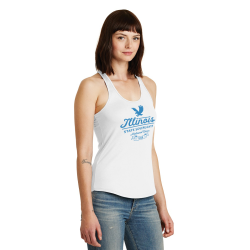 Personalized Illinois Shirttail Satin Jersey Tank
