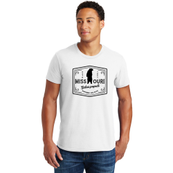 Personalized Missouri Men Cotton T-Shirt, Hanes
