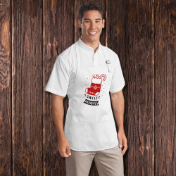 Personalized Sweet Holidays Men Apron With Pouch Pockets