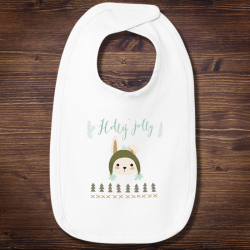 Personalized Christmas Infant Premium Jersey Bib