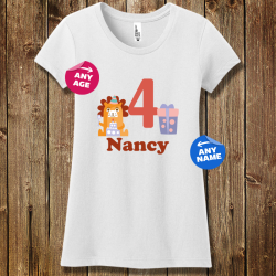 Personalized Birthday Gift Girls The Concert Tee
