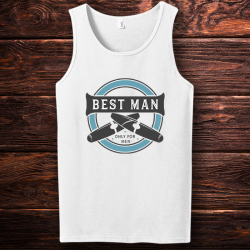 Personalized Best Man Wedding Tank Top