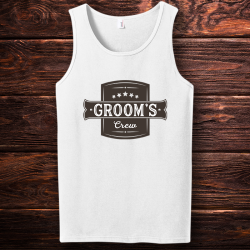 Personalized The Groom's Crew Tank Top