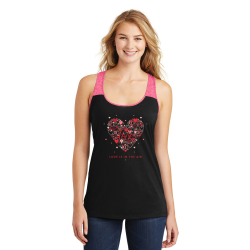 Personalized Love Is In The Air Varsity Tank