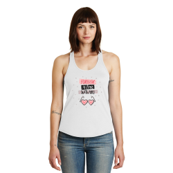 Personalized Forever In Love Shirttail Satin Jersey Tank