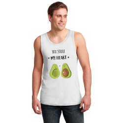 Personalized You Stole My Heart Valentine's Day Tank Top