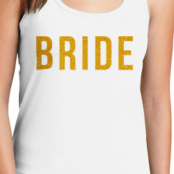 Personalized Bride Top Tank for Women