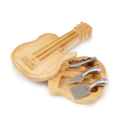 Personalized With Name and Initial Guitar Cheese Board