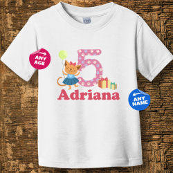 Personalized Happy Birthday To Me Toddler Fine Jersey Tee