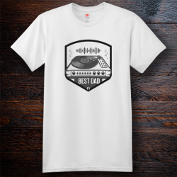 Personalized Best Dad Cotton T-Shirt, Hanes