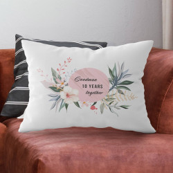 Personalized Anniversary Pillow Case