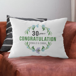 Personalized Anniversary Pillow Case