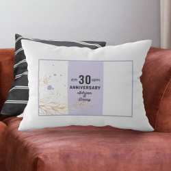 Personalized Anniversary Pillow Case