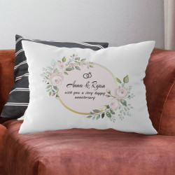Personalized Anniversary Pillow Case