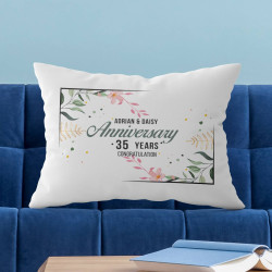 Personalized Anniversary Pillow Case