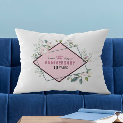 Personalized Anniversary Pillow Case